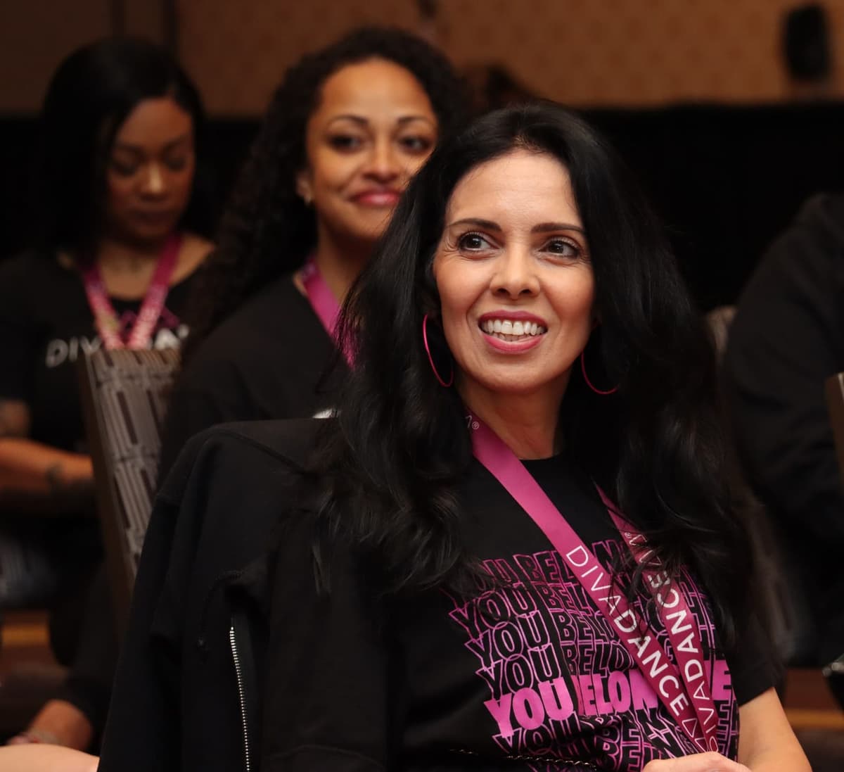 A franchise owner in a You Belong Here tee at Staff Day